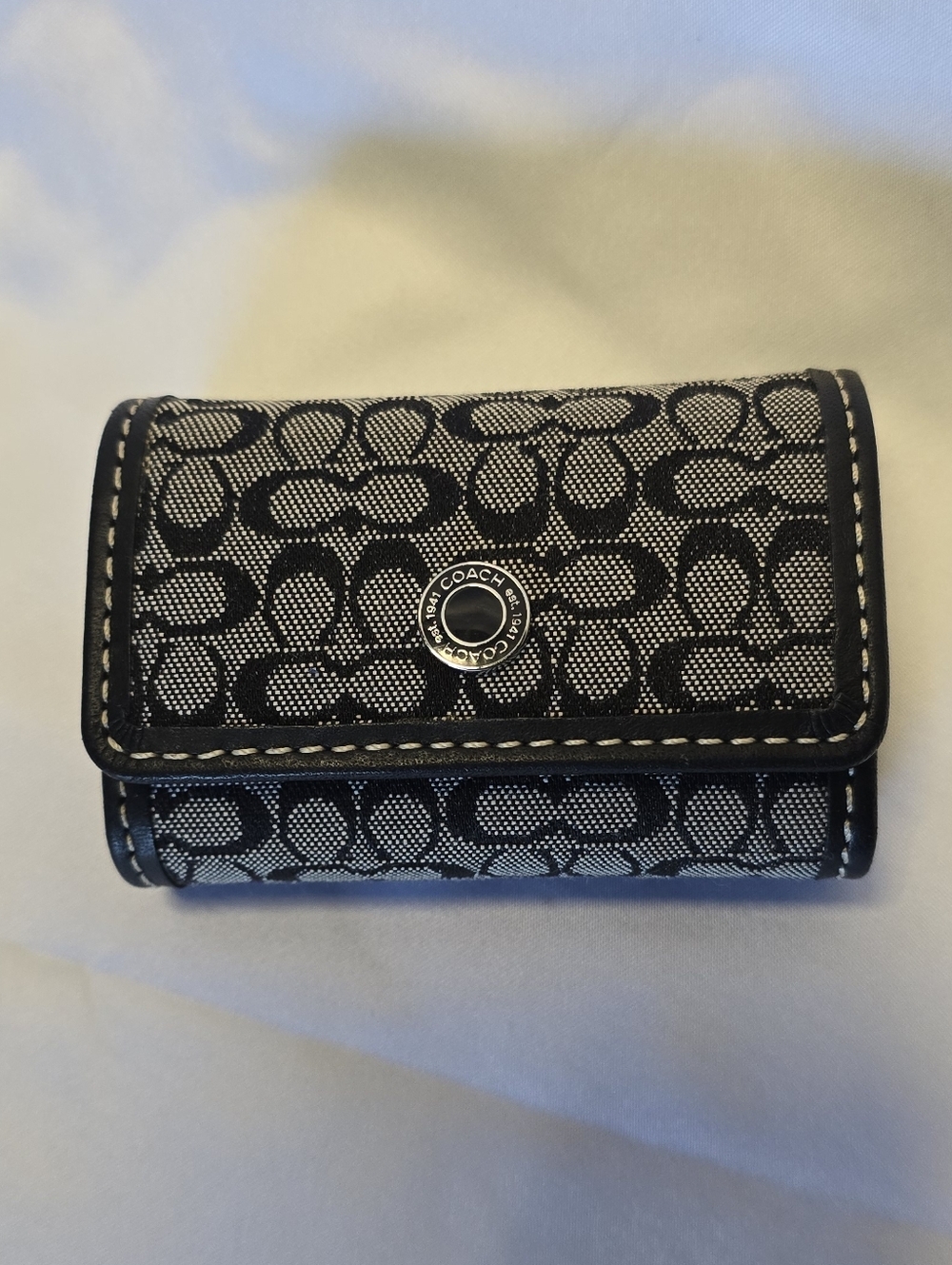 Coach Signature Logo Classic Contact Lens Case